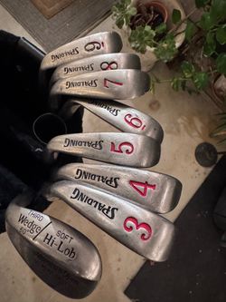 Spalding Golf Iron Set with Wedge