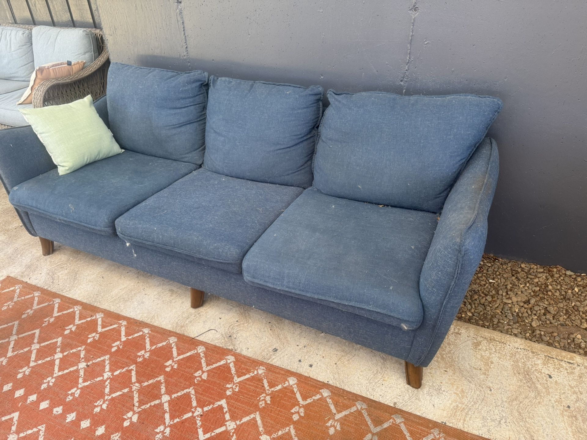 Free - Nautica (Homegoods) Old/pet Couch