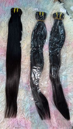 3 bundles 18” straight virgin hair