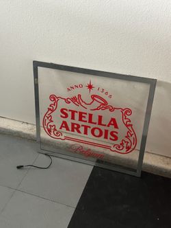 Stella Artois Beer Light Up Bar Sign