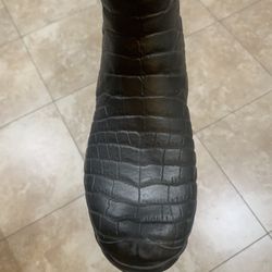 Jimmy Choo x Hunter Rubber Animal Print Rain Boots Women's Size: 9