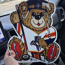 New panther Teddy Bear sign