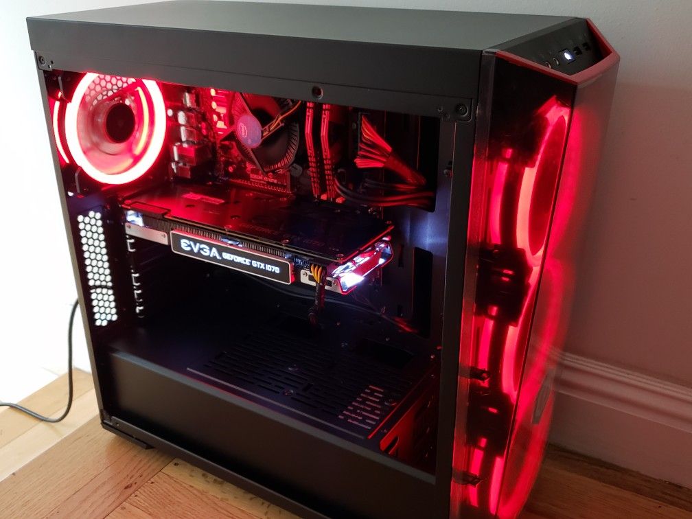 Cyberpower PC Intel Core i7 8700 16GB GTX 1070 SC 120GB SSD + 1TB NEW!