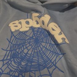 Blue Sp5der Hoodie 