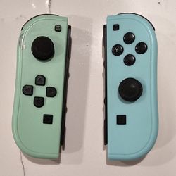 Switch Controllers Blue & Green Mint Color