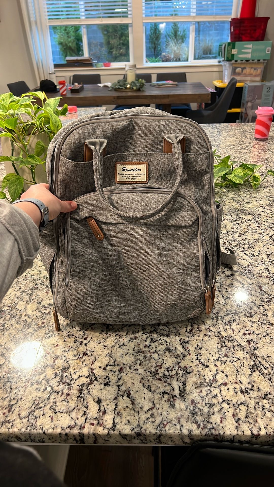 Almost New Ruvalino Diaper Bag