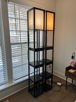 Floor lamps with drawers (2)