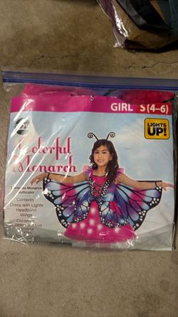 Girls butterfly costume