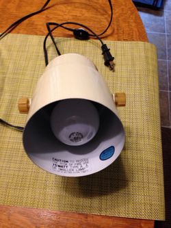 75 watt maximum portable lamp