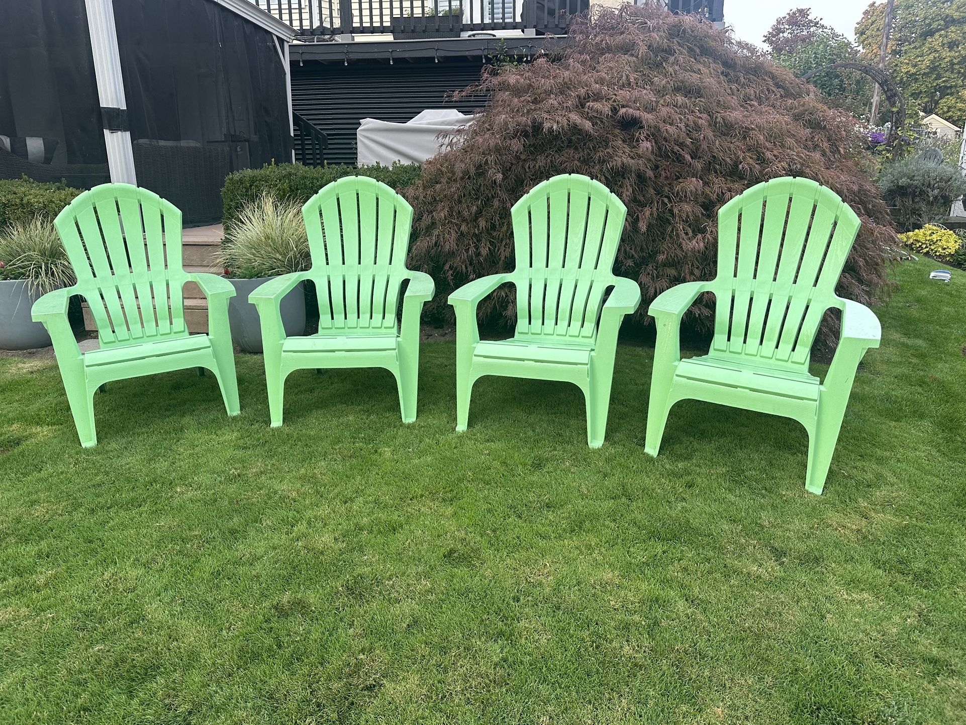 4 Adirondack Chairs