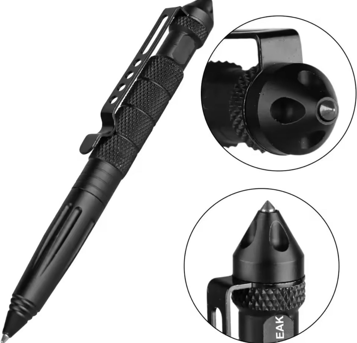 Military Tactical Pen, Writing Tool, Self Defense, Glass Breaker, Tungsten Steel