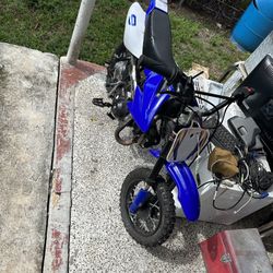 Blue Motorbike