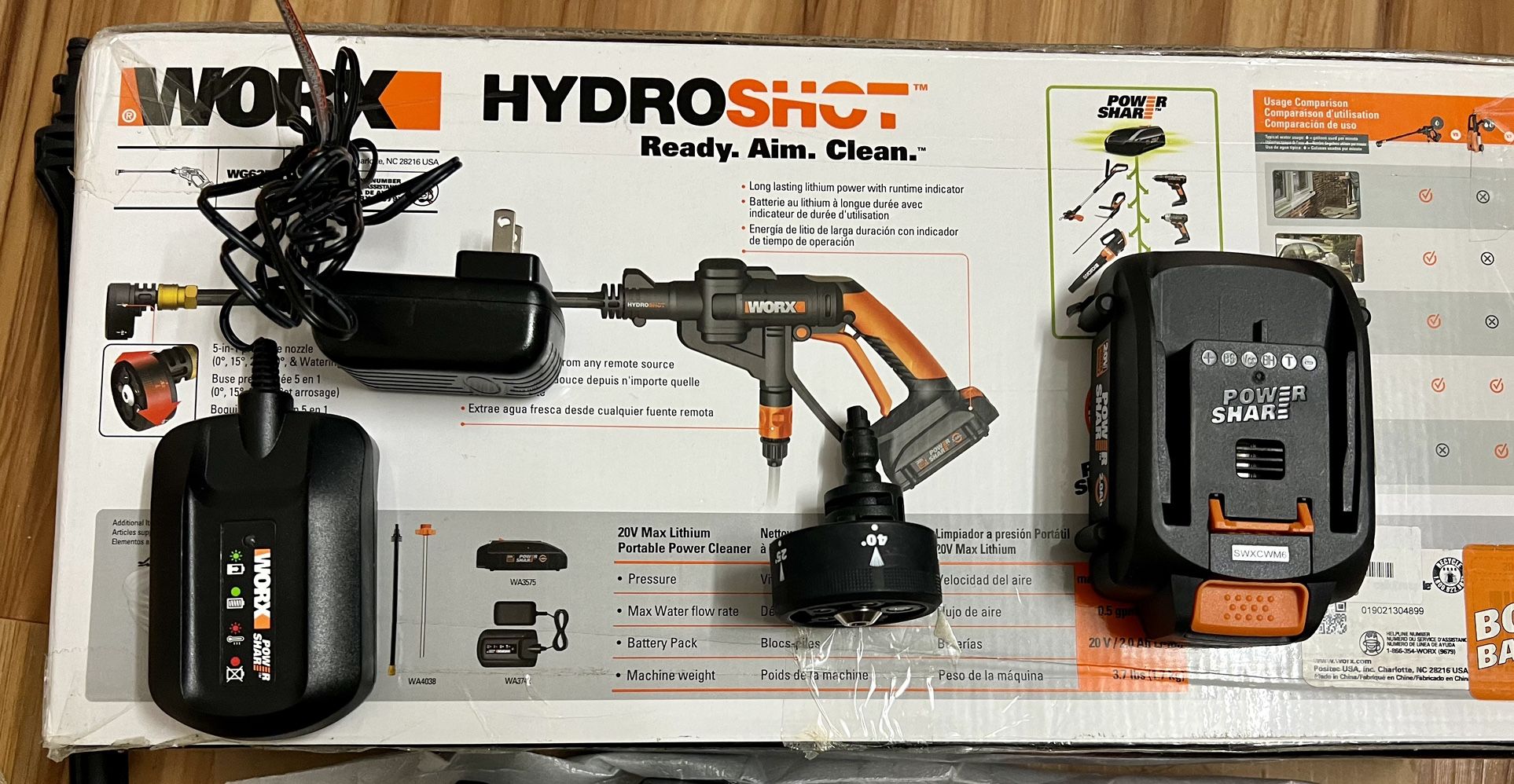 Hydroshot Power Cleaner.  Brand new never used.   Cash and local pick up only   