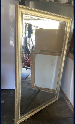 38” Wide x 60” Tall  Large Wall Hanging/Leaning Full Body Studio Vanity Mirror