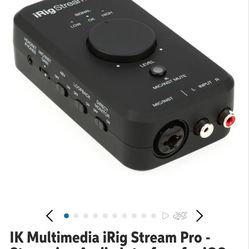 I rig stream pro