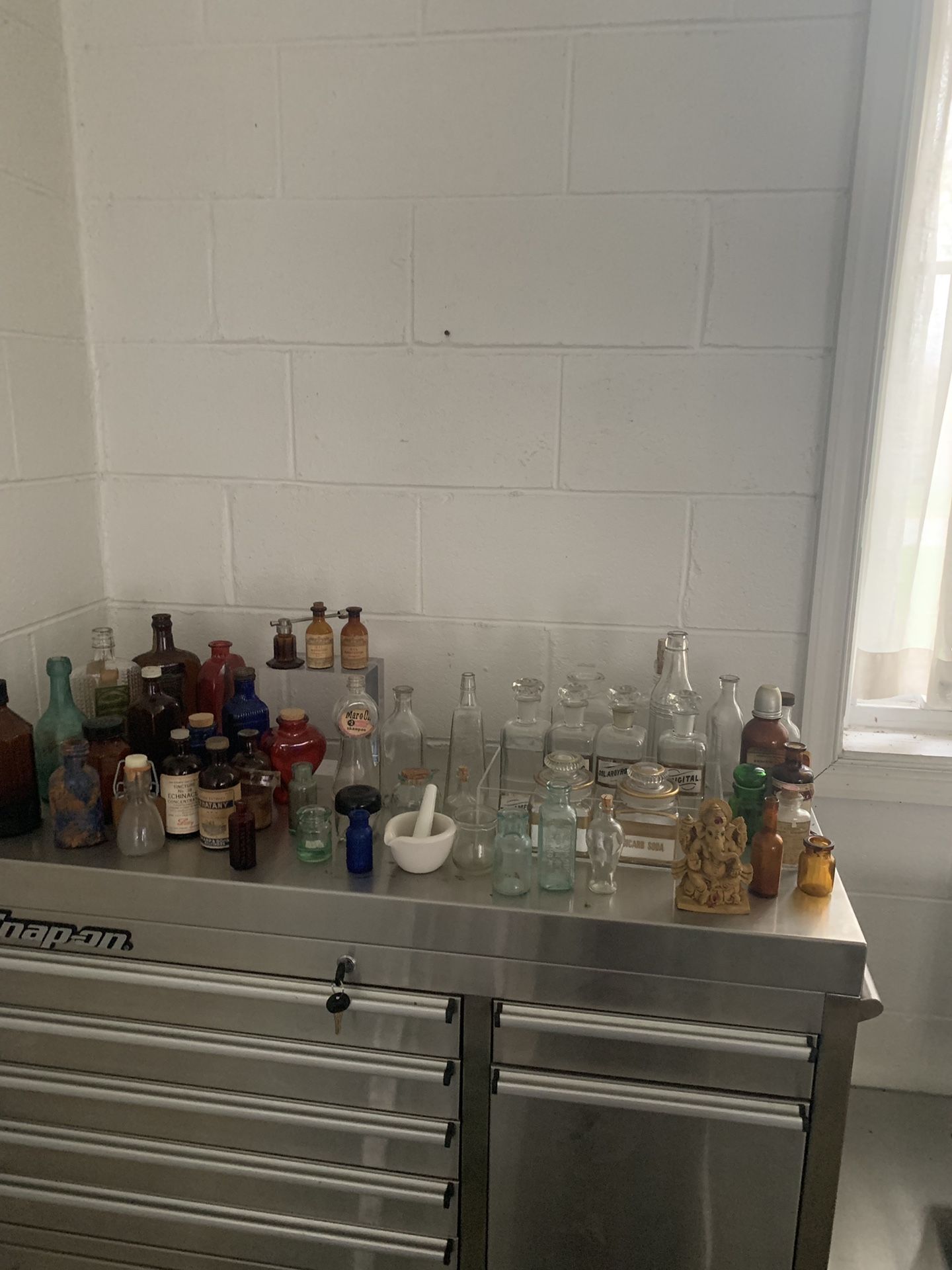 50 plus antique bottles