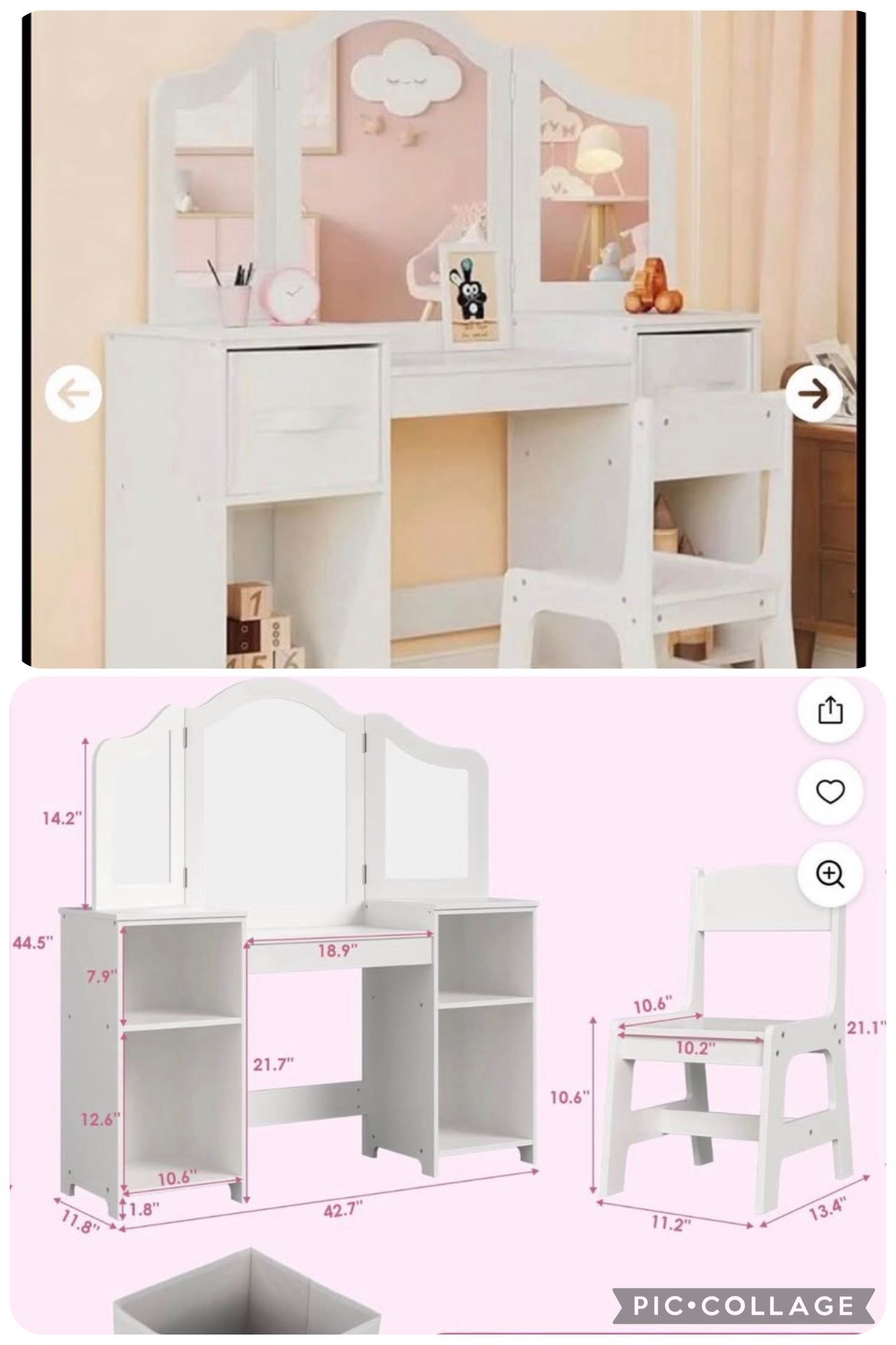 Vanity Kids NEW IN BOX! 