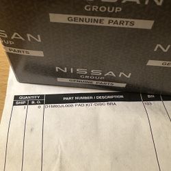 Oem Nissan/ Infiniti Front Brake Pads