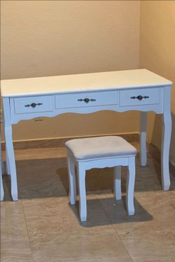 White Vanity Table