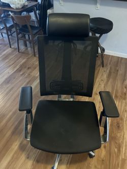Ergohuman high-back ergonomic chair with headrest