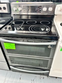 Samsung double oven   stove