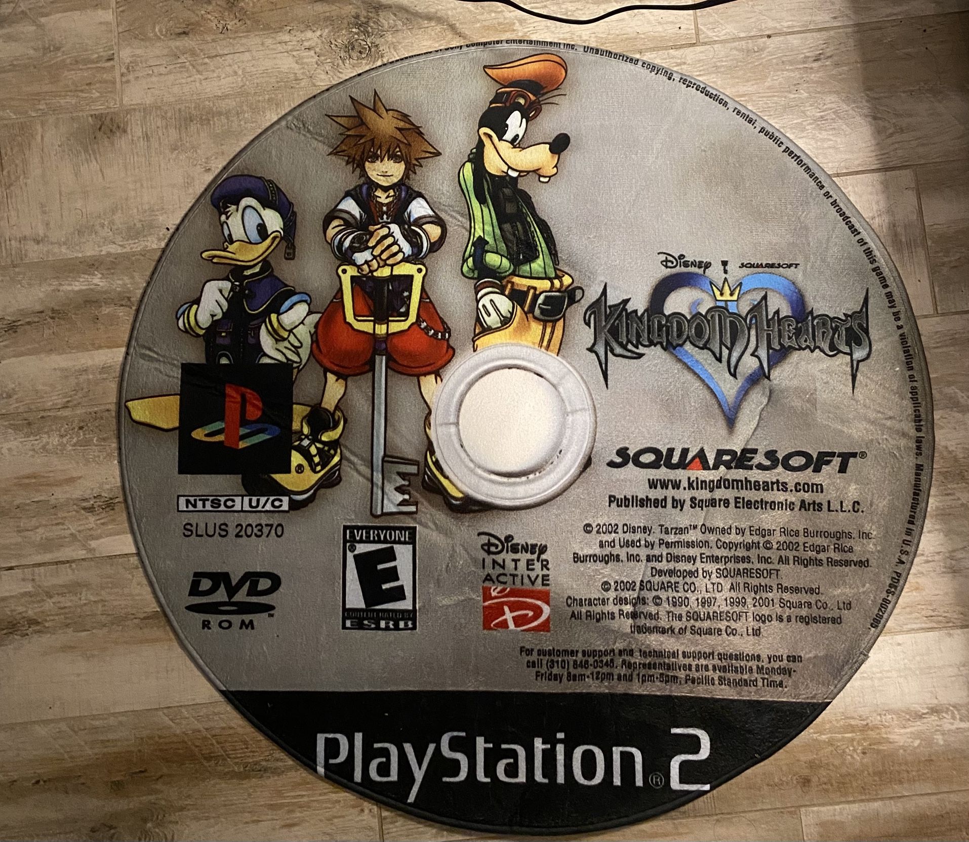 Custom Disc Kingdom hearts rug