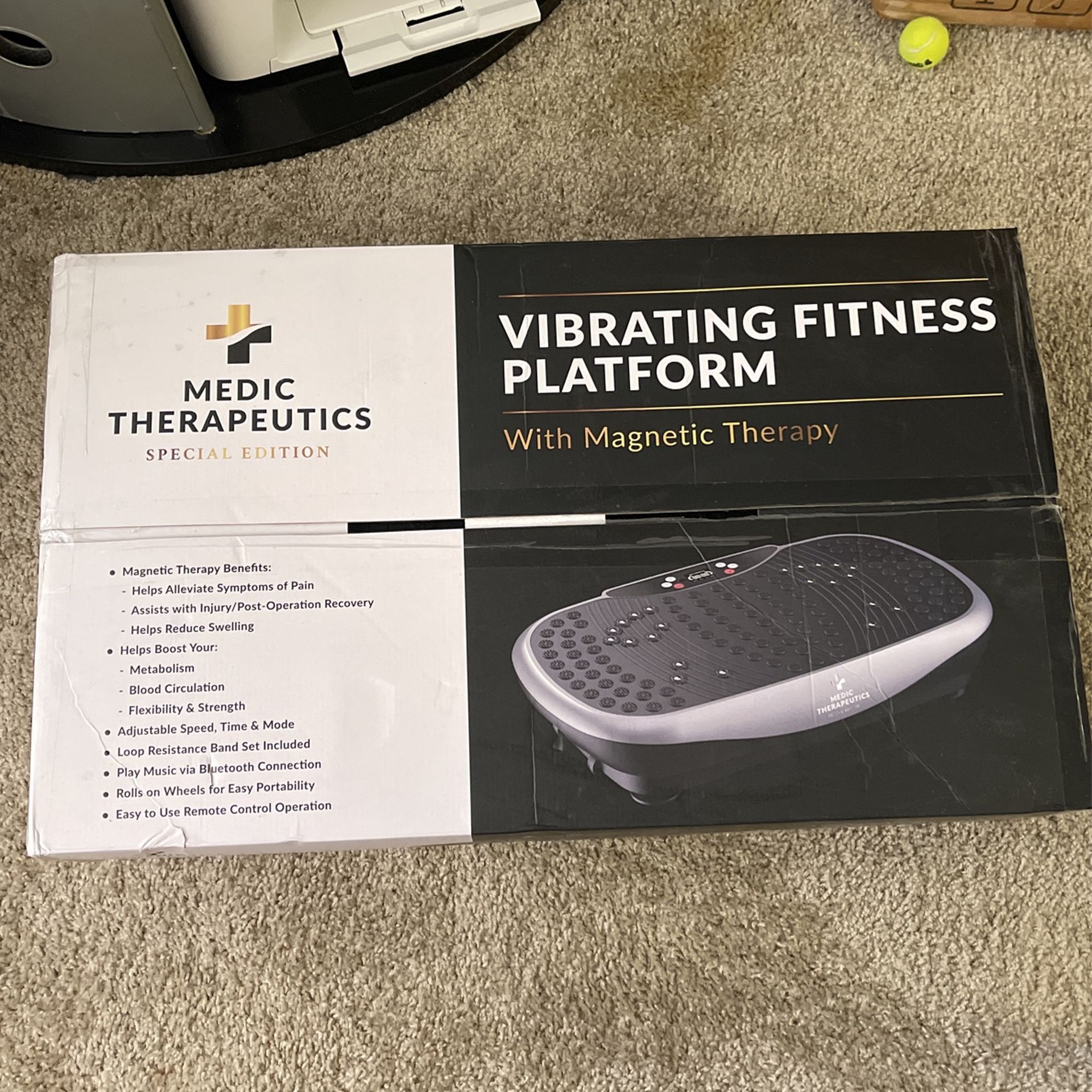 NEW Medic theraputics vibrating fitness platform with magnetic therapy. CASH OR BARTER