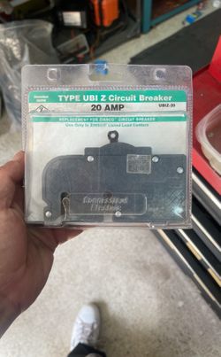 Type UBI Z CIRCUIT BREAKER 20 Amp