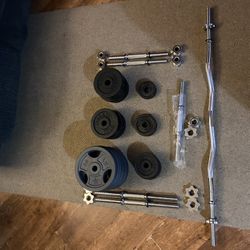 Weight Set And Bench