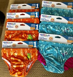 Brandnew Reusable swim diapers!!! 13-18 lbs
