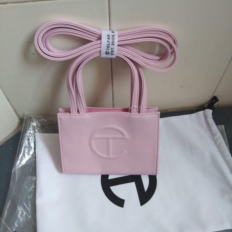 Telfar Small Shopping Bag Bubblegum Pink