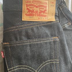 LEVIS JEANS 501’s  CHARCOAL AND GRAY