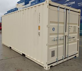 NEW 20ft Beige One Trip Shipping Containers For Sale