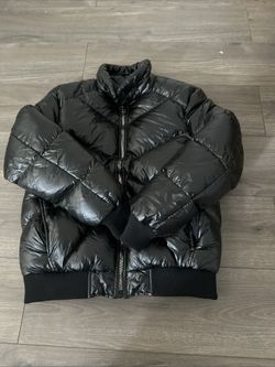 Jordan Craig Astoria Puffer Jacket Men's Medium Black Shiny Bubble No Hood