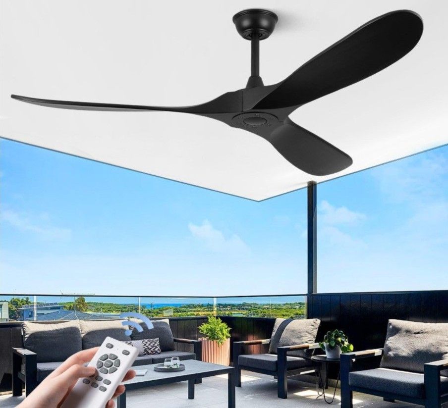 ABZ Ceiling Fans without Lights - 60 Inch Ceiling Fan NO Light