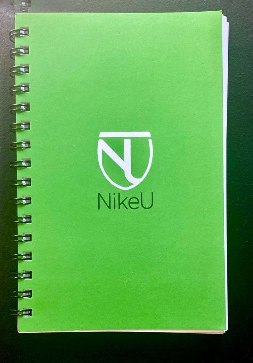 Nike U Journal: RARE; Not Available At Stores.