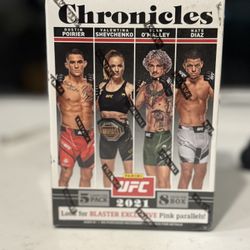 2021 Panini Chronicles UFC Trading Card Blaster Box New Factory Sealed
