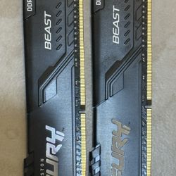 Kingston FURY Beast DDR4 RAM – 64GB (2x32GB) 3200MHz Desktop Memory