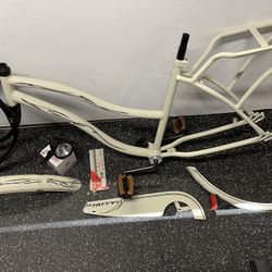 $100  Beach Cruiser . It has A Custom paint On It . It Has 2 Small Chips New Bend Forks New Tear Light