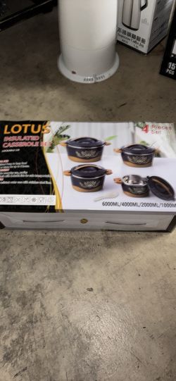Isolated casserole set