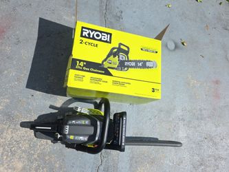 Ryobi chainsaw gas powered 14" like new