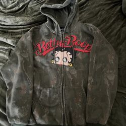 Betty boop camo sweater