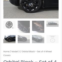 RIMETREX Orbital Tesla Model 3 Cover Hubcaps 
