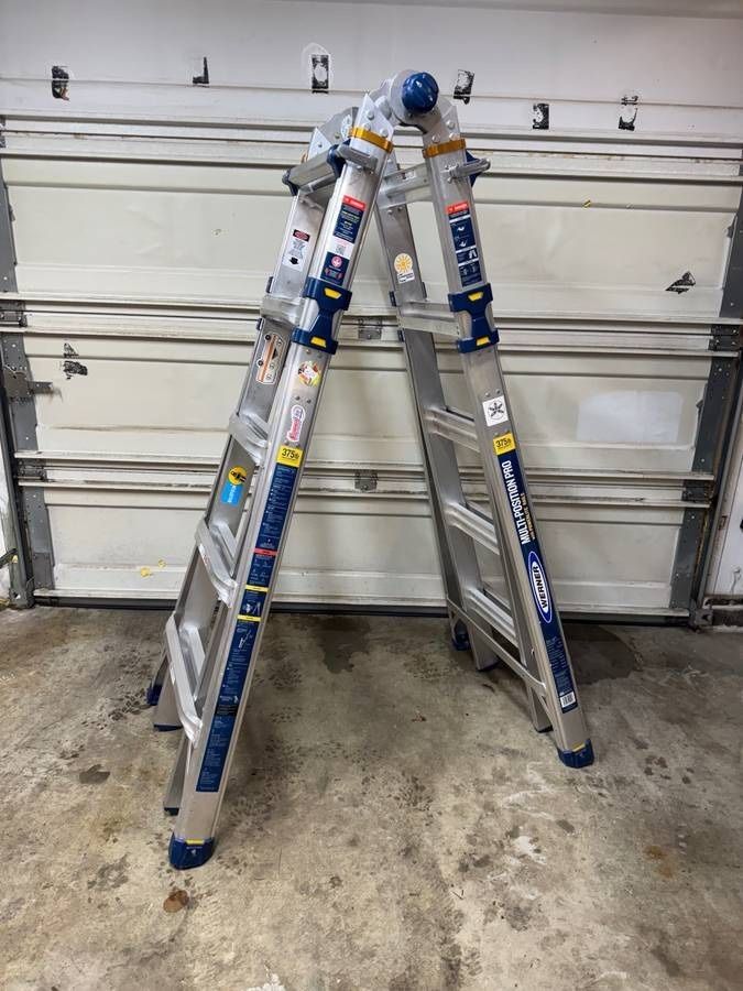 Werner 22 Ft. Aluminum 5-in-1 Multi-Position Pro Ladder