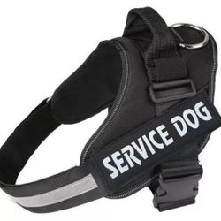 Service Dog Harness Black color Vest