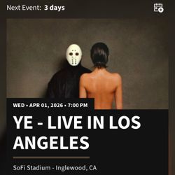 Kanye West Ticket