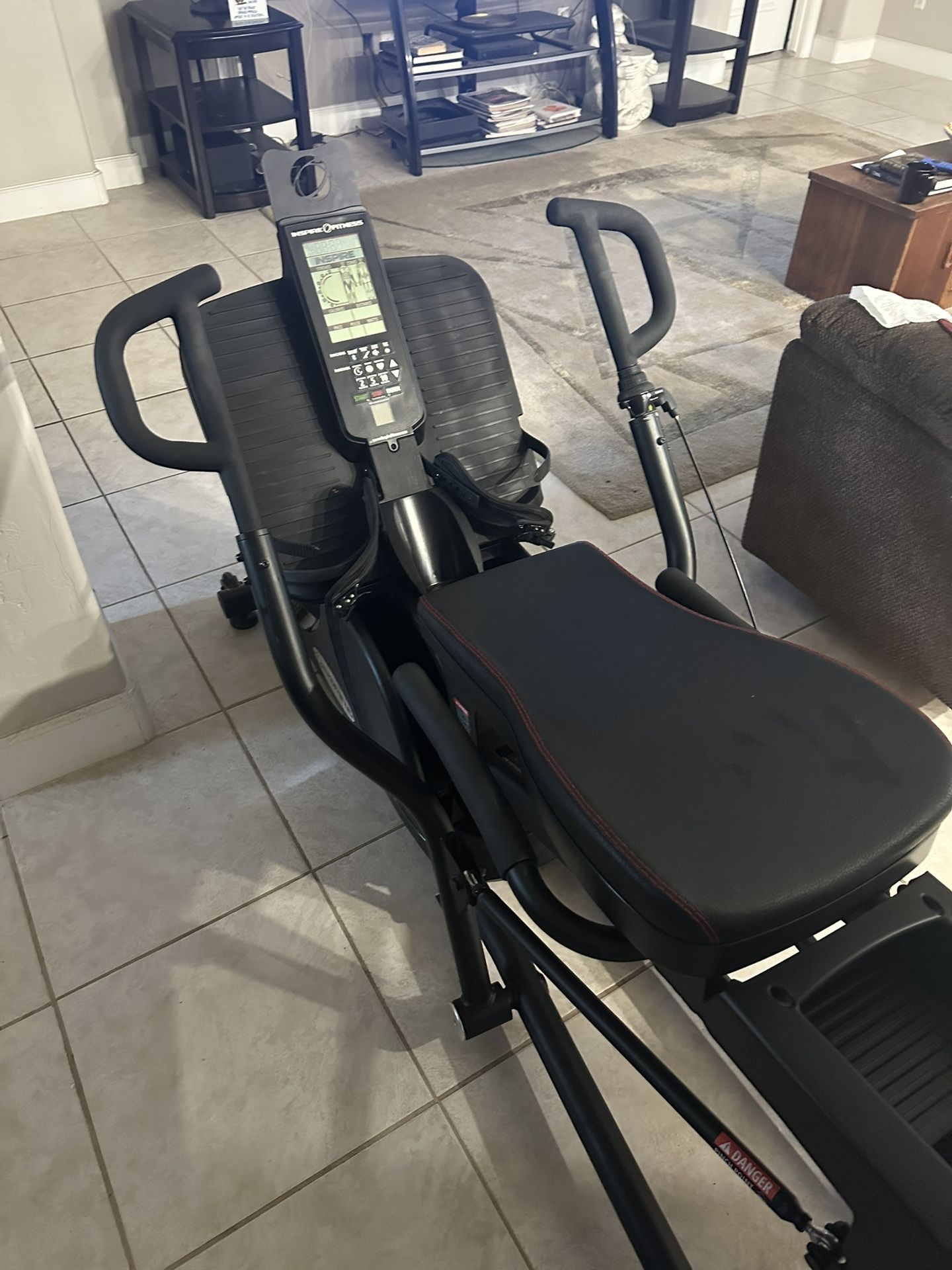 Inspire Cr 2.5 Seated Row With No Pressure On Joints Ten Different Levels Of Magnetic Resistance And Retails For $3500