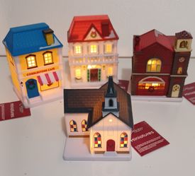 Mini lighted Village