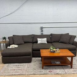 Crate & Barrel Lounge Sectional Sofa (Delivery Available)