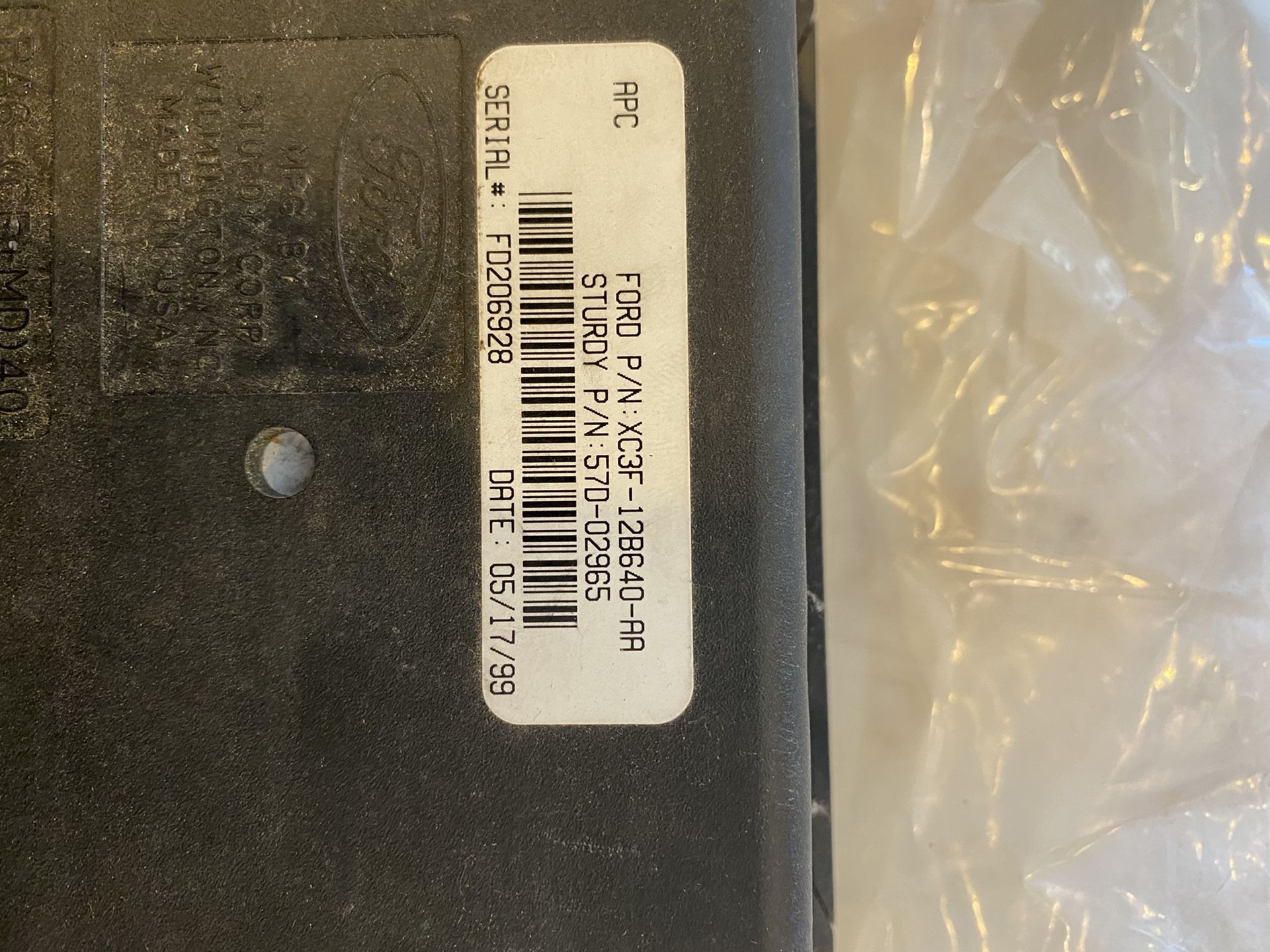 Auxiliary idle control module ford made